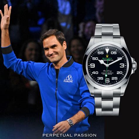 rolex air king federer|roger federer daytona model.